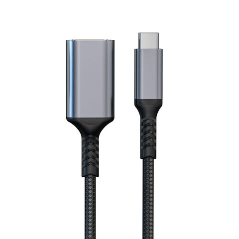 Adaptador USB-C a USB 3.0, Adaptador USB-C a USB-A, Cable OTG Tipo C Macho a USB Hembra, Compatible con MacBook, iPhone, Samsung