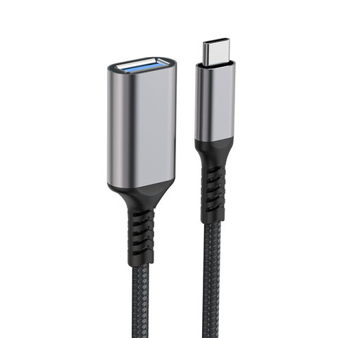 Adaptador USB-C a USB 3.0, Adaptador USB-C a USB-A, Cable OTG Tipo C Macho a USB Hembra, Compatible con MacBook, iPhone, Samsung