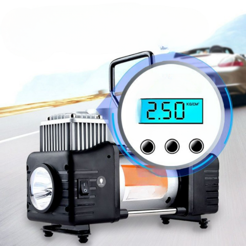 Compresseur d'air portable haute pression pour gonflage de pneus de voiture et usage domestique - Pompe à air très demandée