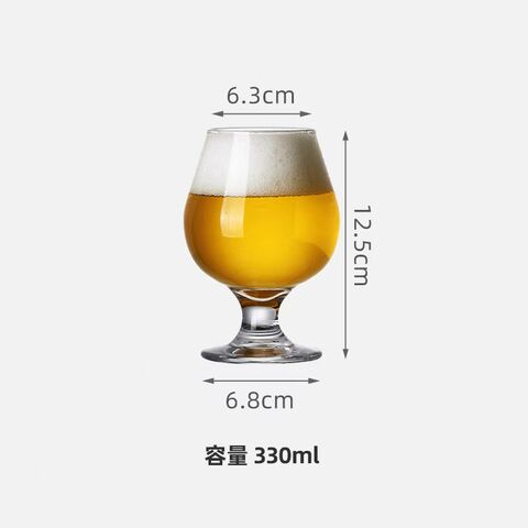 Copo de vidro para cerveja artesanal de 210ml/310ml/340ml/420ml/480ml/500ml/580ml/628ml - Ideal para bares e restaurantes