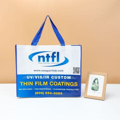 Bolsas reutilizables de tela no tejida de alta calidad con logo personalizado impreso para publicidad y promociones al por mayor