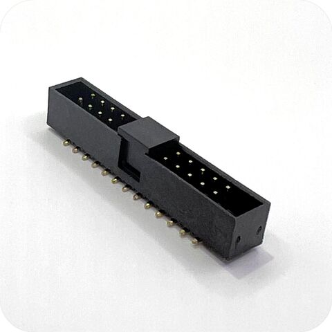 Conector Header de Caja Doble Fila con Flash de Oro para Empaquetado de Componentes Electrónicos en Diseño de PCB