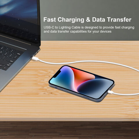 Cable LVSUN de USB-C a Lightning, carga rápida y sincronización para iPhone 2024 OEM ODM