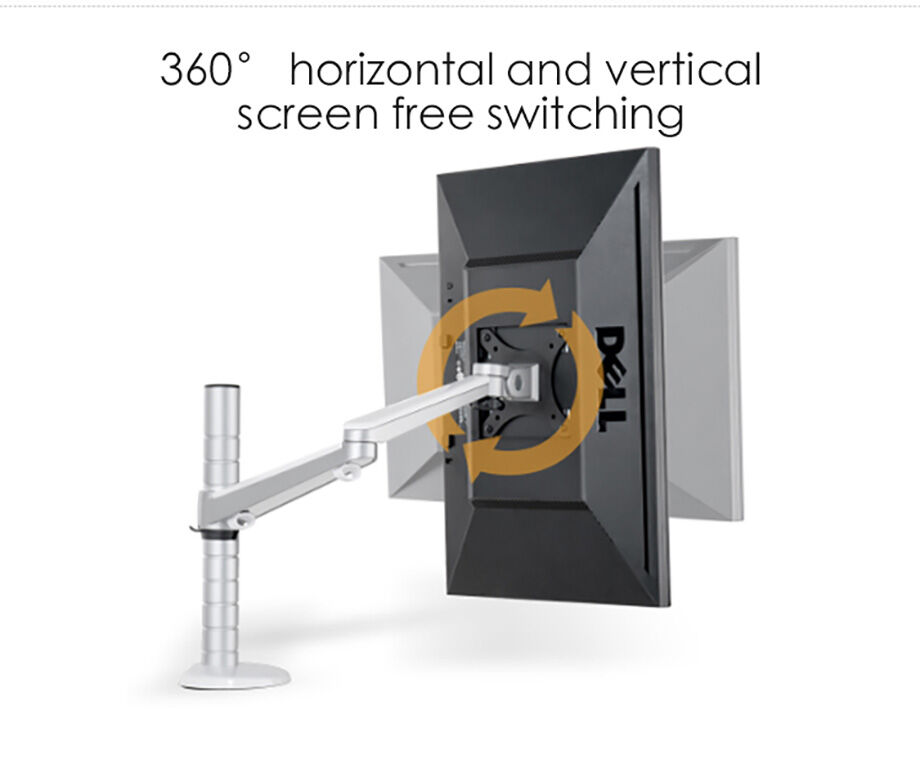 Aluminum Alloy Extendable Office Lcd Support Base Desktop Dual Monitor ...
