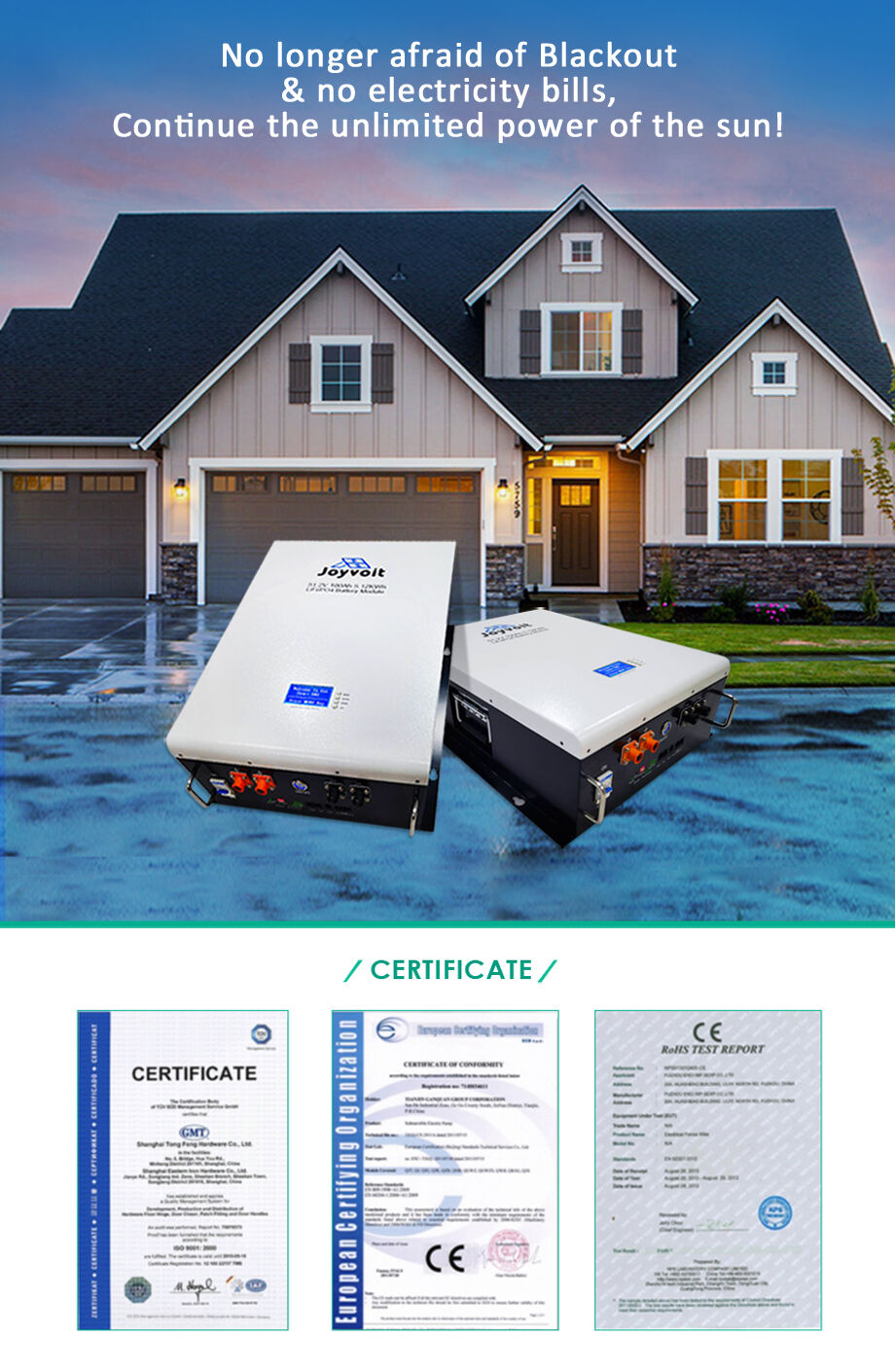 Wall Mounted 5kwh 48v Lifepo4 Pack 100ah Solar Lithium Ion Battery ...