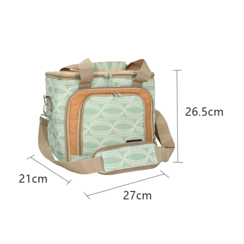 Isolierte wasserdichte Picknicktasche für Outdoor, einzelne Schulter-Eiskühltasche, verdickte tragbare Kühltasche