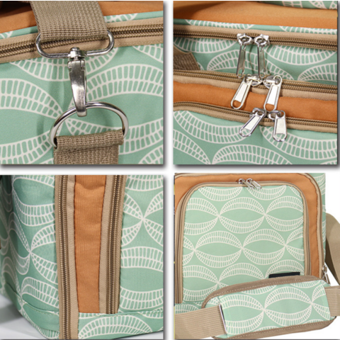 Isolierte wasserdichte Picknicktasche für Outdoor, einzelne Schulter-Eiskühltasche, verdickte tragbare Kühltasche