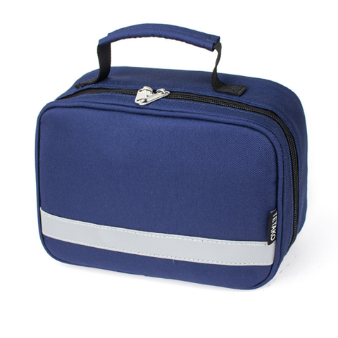 Aluminiumfolie Isolierte Kühltasche Handtasche Kinder Lunchbox Tasche Doppelschicht Outdoor Picknick Kühltasche