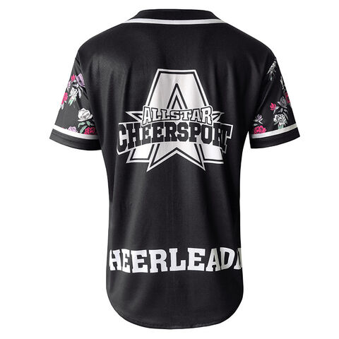 Camisola de beisebol sublimada da moda, 100% poliéster, camisola de beisebol personalizada