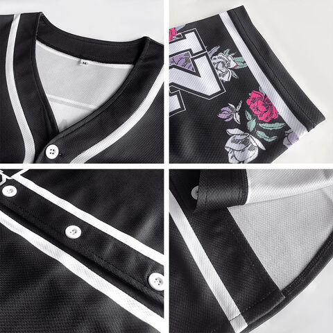 Camisola de beisebol sublimada da moda, 100% poliéster, camisola de beisebol personalizada