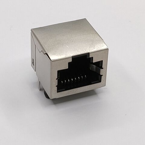 Conector Rj45 Hembra con LED Magnético para PCB, Montaje Superficial, 8 Pines, 16 Pines, 1, 2, 4, 8 Puertos