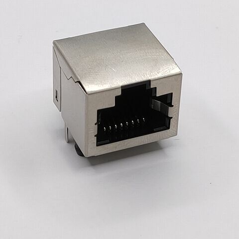 Conector Rj45 Hembra con LED Magnético para PCB, Montaje Superficial, 8 Pines, 16 Pines, 1, 2, 4, 8 Puertos