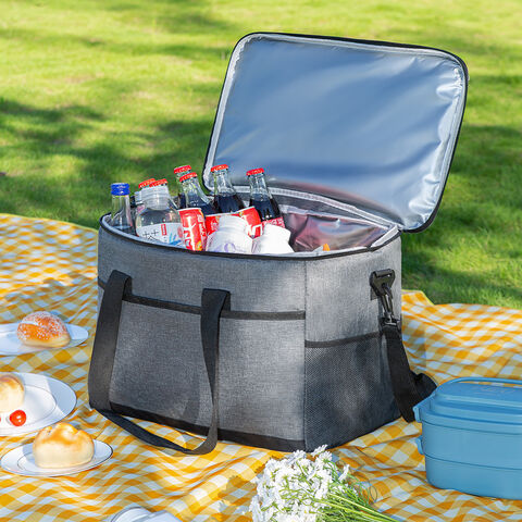 Wholesale New Fashion Style 35ML Lunch Bags Outdoor Travel Portable Warm Keeping Cooling Waterproof Oxford Cloth Bags