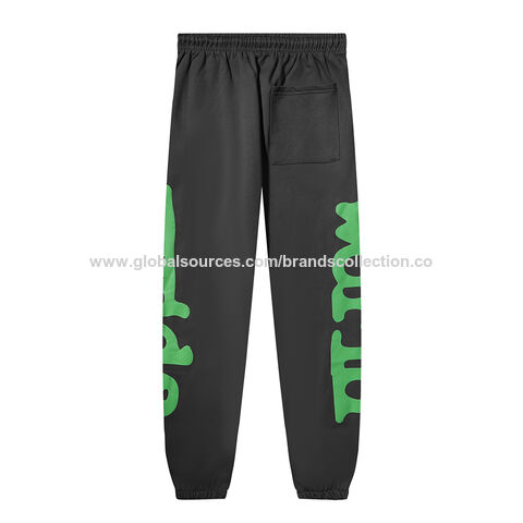 ウォーキング・ランニングウェア Sp5der 555555 Track Jacket pants Trendy Brand Sp5der Printed 2 Pcs Tracksuits For Men And