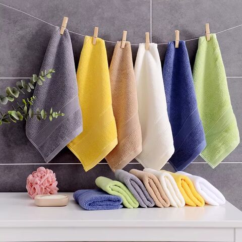 Toallas de baño extragrandes, sólidas, duraderas, de algodón 100% suave y absorbente con logo personalizado para el hogar