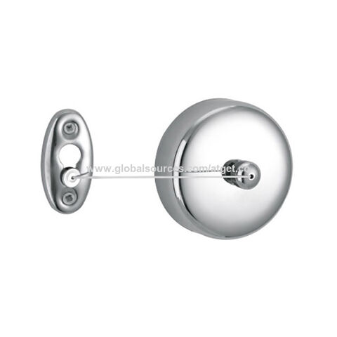 Estendal Retrátil de Parede em Aço Inoxidável para Interior/Exterior, Solução de Secagem para Lavandaria com Economia de Espaço