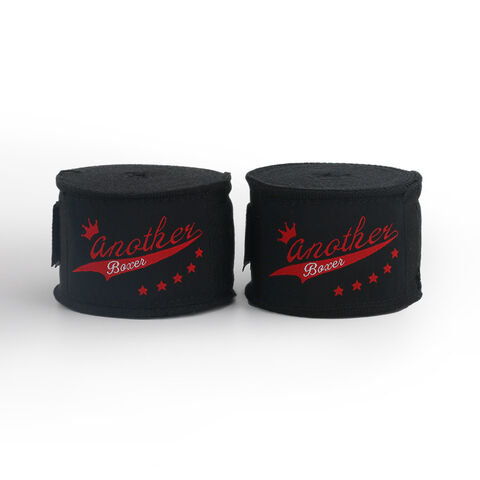 Promotion logo personnalisé de qualité supérieure Bande élastique personnalisée boxe, bandages de boxe respirants Bandes d'exercice de boxe