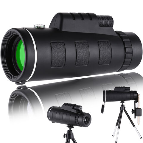 40 x 60 Monokular mit 10-facher Vergrößerung & 42 mm Objektivdurchmesser. Perfekt für Beobachtung und Exkursionen.
