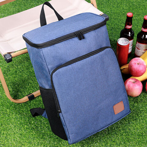 Bolsa nevera isotérmica de gran capacidad para picnic al aire libre, venta al por mayor, para vino y cerveza, mochila nevera impermeable de PEVA