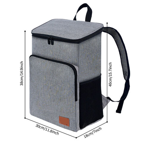 Bolsa nevera isotérmica de gran capacidad para picnic al aire libre, venta al por mayor, para vino y cerveza, mochila nevera impermeable de PEVA