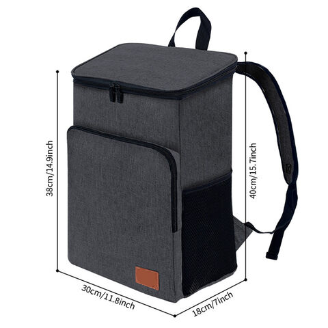 Bolsa nevera isotérmica de gran capacidad para picnic al aire libre, venta al por mayor, para vino y cerveza, mochila nevera impermeable de PEVA