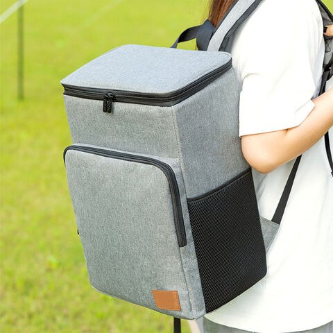 Bolsa nevera isotérmica de gran capacidad para picnic al aire libre, venta al por mayor, para vino y cerveza, mochila nevera impermeable de PEVA