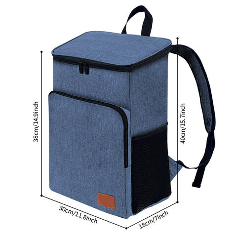 Bolsa nevera isotérmica de gran capacidad para picnic al aire libre, venta al por mayor, para vino y cerveza, mochila nevera impermeable de PEVA