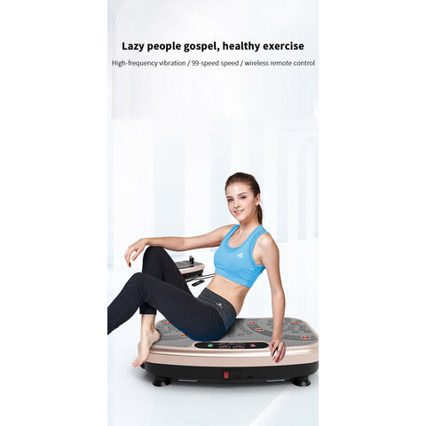 Tudeen Cardio-Trainings-Vibrationsplatte - Vibrationsplatte für Heimtraining, Fitnessgerät