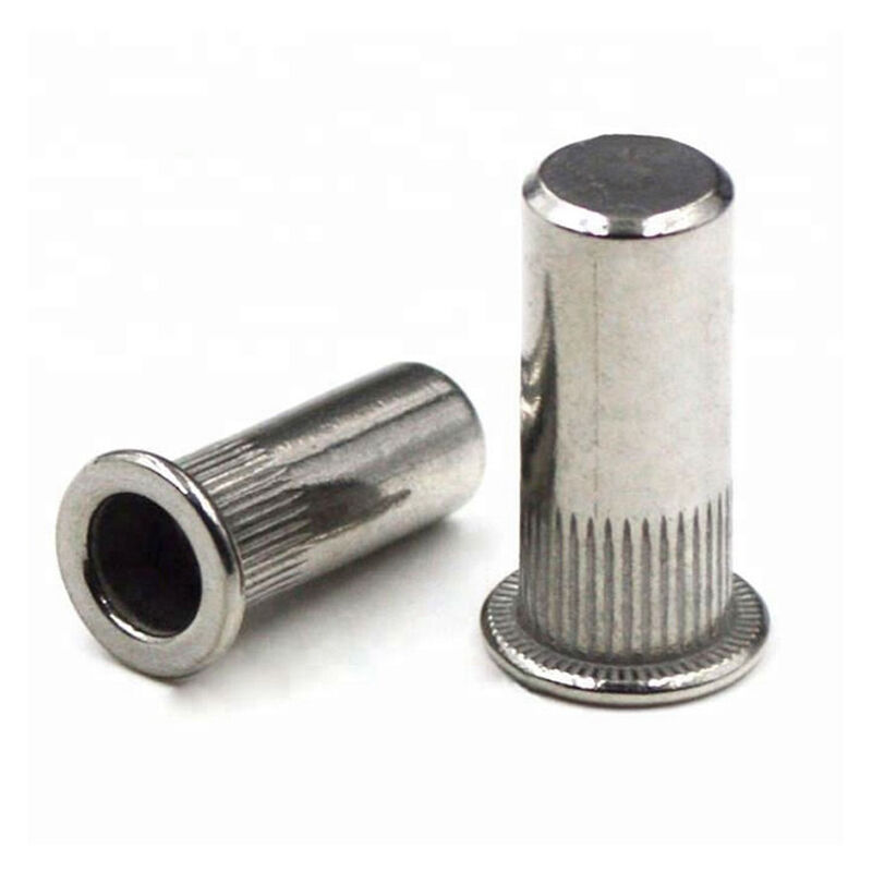 Buy China Wholesale Stainless Steel Polish Surface Flat Head Rivet Nuts ...