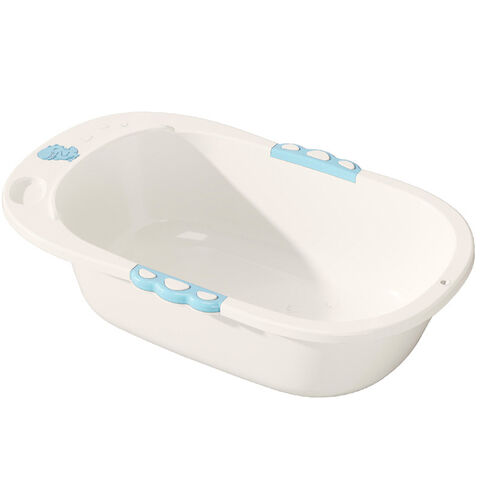 Banheira Oval Grande Inovadora para Bebê, Duplo Uso, Shampoo e Corpo Inteiro