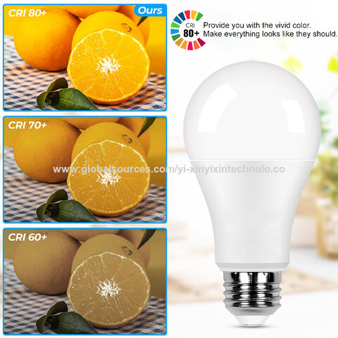 LED-Glühbirne mit Schraubsockel E27/B22, ultrahelle, energiesparende A-Birne mit Augenschutz für Zuhause, Büro und Schule.