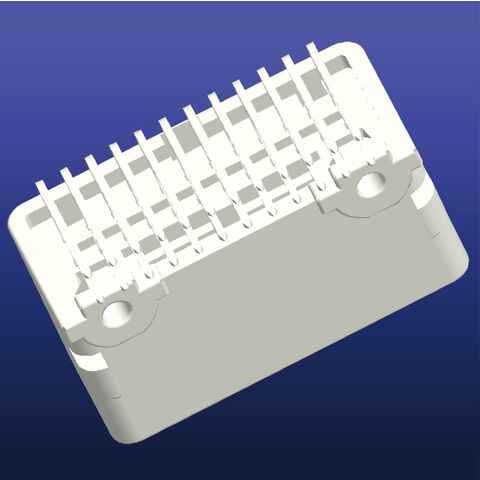 Conector BCM de 24 pinos placa-a-fio com pinos banhados a ouro para transmissão de dados automotivos de alta velocidade