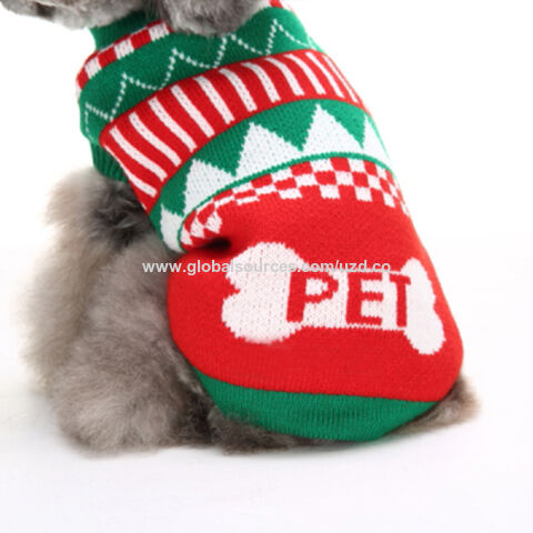 Ropa para mascotas gato Navidad copo de nieve suéter perro ropa invierno listo enviar al por mayor Perros vacaciones