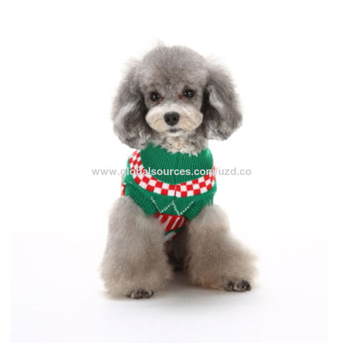 Ropa para mascotas gato Navidad copo de nieve suéter perro ropa invierno listo enviar al por mayor Perros vacaciones