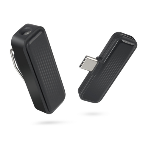 Micrófono Lavalier Inalámbrico para Streaming Móvil, Micrófono para Grabación de Video en Exteriores con Cancelación de Ruido
