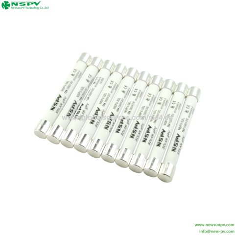 Fusible Solar 10x85mm 2-30A de Alto Rendimiento gPV