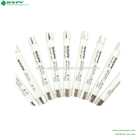Fusible Solar 10x85mm 2-30A de Alto Rendimiento gPV
