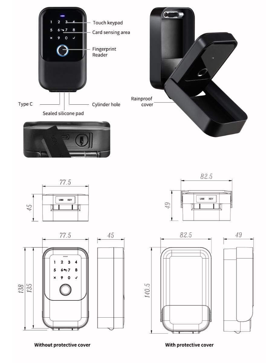 Smart Wall Key Bulk Buy China Wholesale Innovative Tuya App Bluetooth Outdoor Ip65 ...