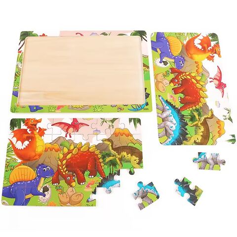Puzzles educativos para niños CMYK, puzzles con logotipo personalizado OEM o ODM, rompecabezas de dibujos animados, juegos de ingenio para niños