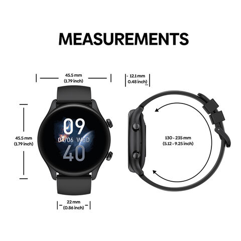Zeblaze Btalk 3 Plus Reloj Inteligente con Llamadas de Voz, Pantalla a Color HD Grande de 1.39'', Smartwatch de Seguimiento de Fitness para Hombres y Mujeres