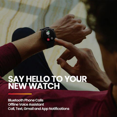 Zeblaze Btalk 3 Plus Reloj Inteligente con Llamadas de Voz, Pantalla a Color HD Grande de 1.39'', Smartwatch de Seguimiento de Fitness para Hombres y Mujeres
