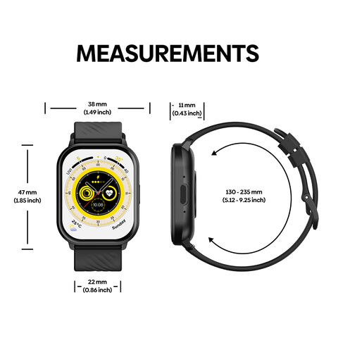 Zeblaze GTS 3 Reloj Inteligente con Llamadas de Voz, +200 Carátulas, Pantalla HD de 2.03'', Pulsera Inteligente con Monitorización del Sueño