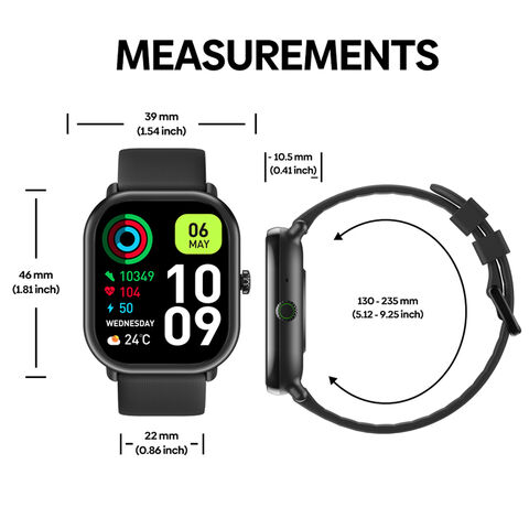 Zeblaze GTS 3 Pro 1.97'' AMOLED Siempre en Pantalla Smartwatch Llamada de Voz Bluetooth Relojes Inteligentes de Moda