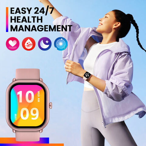 Zeblaze GTS 3 Pro 1.97'' AMOLED Siempre en Pantalla Smartwatch Llamada de Voz Bluetooth Relojes Inteligentes de Moda