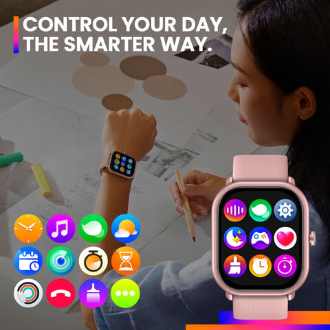 Zeblaze GTS 3 Pro 1.97'' AMOLED Siempre en Pantalla Smartwatch Llamada de Voz Bluetooth Relojes Inteligentes de Moda