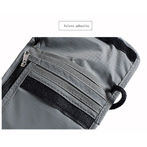 Bolsa de ombro com proteção contra radiação eletromagnética para celular, bolsa de pescoço anti-roubo, bolsa de peito, bolsa para guardar documentos de identificação