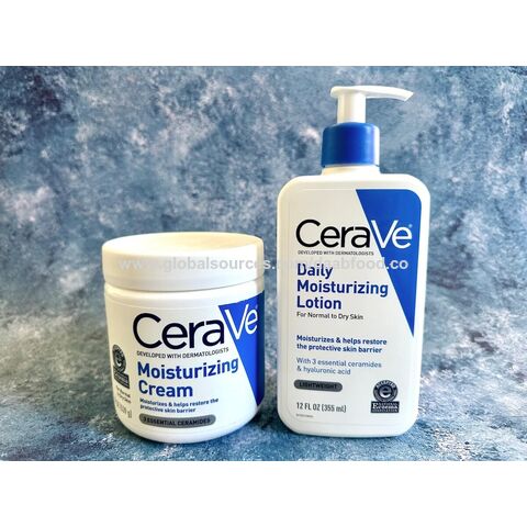 フェイスクリーム CeraVe Moisturising Lotion & Cream CeraVe Moisturizing Cream with Pump, Face Moisturizer & Body
