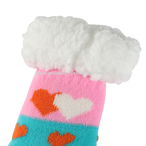 Heißer Verkauf Beliebte Dicke Warme Thermische Winterzimmer Socken Hausschuhe Bodensocken