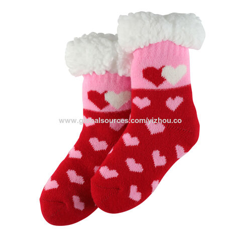 Heißer Verkauf Beliebte Dicke Warme Thermische Winterzimmer Socken Hausschuhe Bodensocken