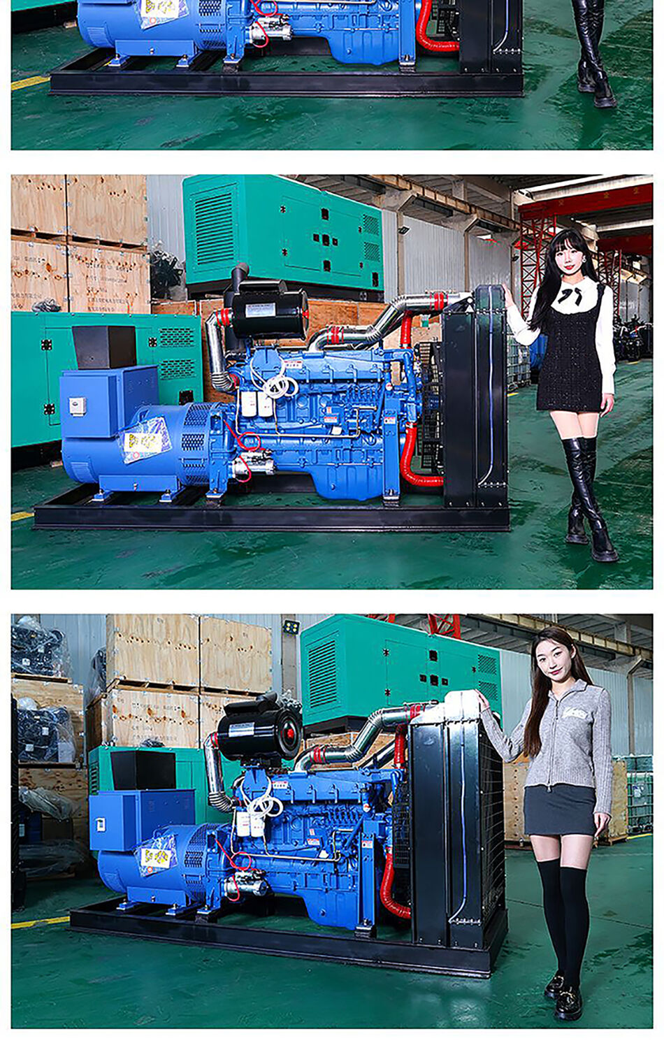 1400kw/1200kw Alternator Engine Generator Set With Air Filter Genset ...